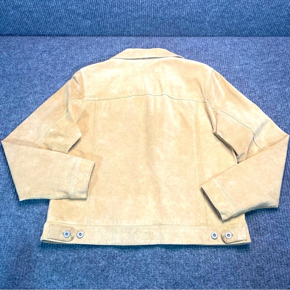 Eddie Bauer Women’s Genuine Leather/Suede Coat - Picture 9 of 12